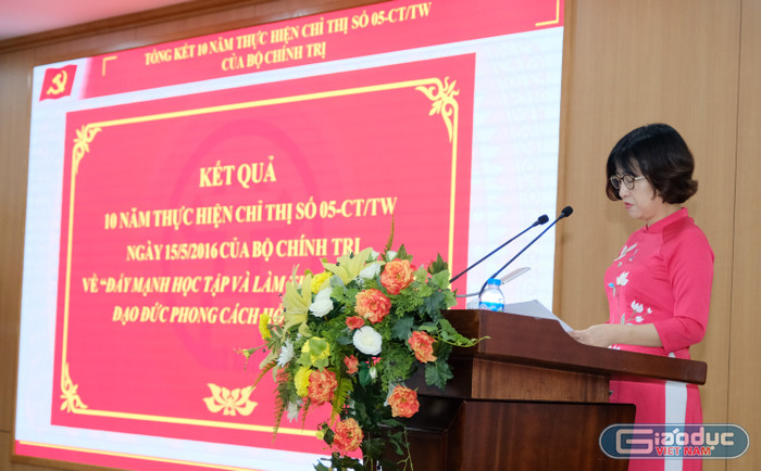 Bà Nguyễn Thị Thu Hà – Quận ủy viên, Chủ tịch Liên đoàn lao động Quận Cầu Giấy. gdvn-ba-ha.jpg