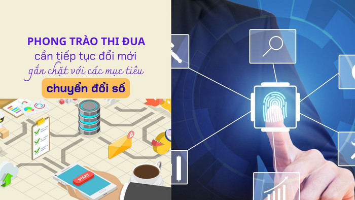 Phong trào thi đua cần tiếp tục đổi mới, gắn chặt với các mục tiêu chuyển đổi số. Ảnh minh họa: Tuệ Nhi. phong-trao-thi-dua-can-tiep-tuc-doi-moi.jpg