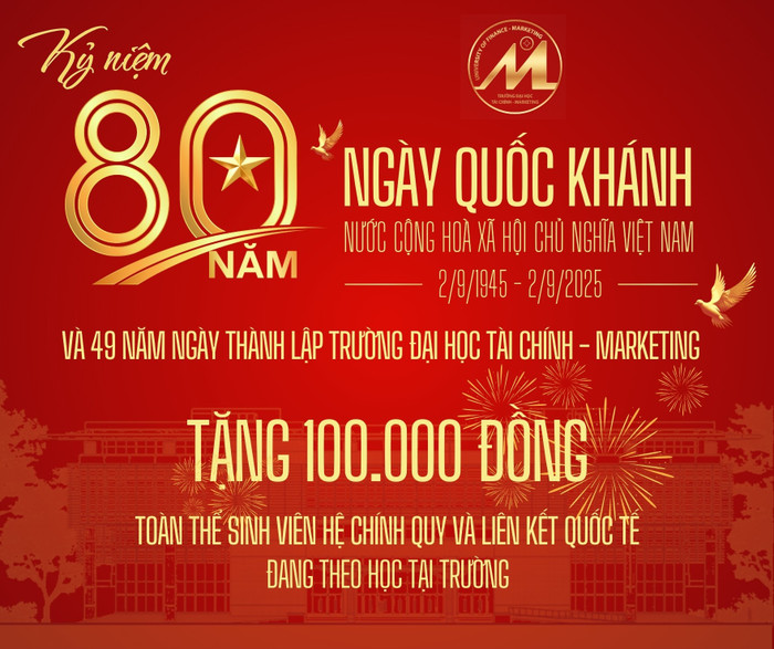 Trường Đại học Tài chính – Marketing (UFM) gửi đến toàn thể sinh viên đại học chính quy và sinh viên chương trình liên kết quốc tế đang theo học tại trường phần quà ý nghĩa. Ảnh: NTCC. Trường Đại học Tài chính – Marketing (UFM) gửi đến toàn thể sinh viên đại học chính quy và sinh viên chương trình liên kết quốc tế đang theo học tại trường phần quà ý nghĩa. Ảnh: NTCC.