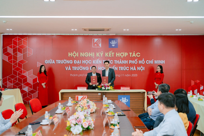 Khoa Mỹ thuật UAH và khoa Thiết kế Mỹ thuật HAU trao ký kết hợp tác