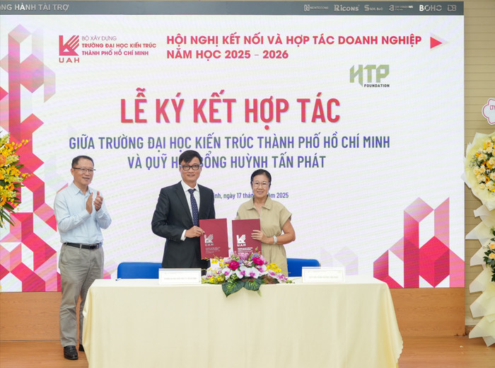 Ký kết hợp tác MOU giữa Trường Đại học Kiến trúc Thành phố Hồ Chí Minh và Quỹ Học bổng Huỳnh Tấn Phát. mou-uah-09-999.jpg