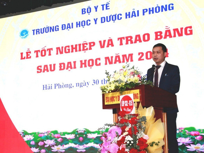 Tiến sĩ Phạm Thanh Hải - Bí thư Chi bộ Sau đại học; Trưởng phòng, Phòng Quản lý đào tạo Sau đại học; Phó trưởng khoa, Khoa Răng Hàm Mặt. Ảnh: Trường Đại học Y Dược Hải Phòng. mg-6536-1-8786-3857.jpg