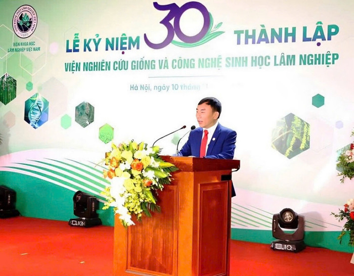 Tiến sĩ Nguyễn Đức Kiên - Viện trưởng Viện Nghiên cứu Giống và Công nghệ sinh học Lâm nghiệp, Viện Khoa học Lâm nghiệp Việt Nam. Ảnh: Viện Khoa học Lâm nghiệp Việt Nam. 2.jpg