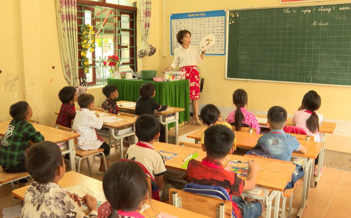 Ảnh minh họa: Trường Phổ thông dân tộc bán trú Tiểu học Nậm Hàng (xã Nậm Hàng, tỉnh Lai Châu). thuc-hien-thang-loi-nam-hoc-moi-2-8082.jpg