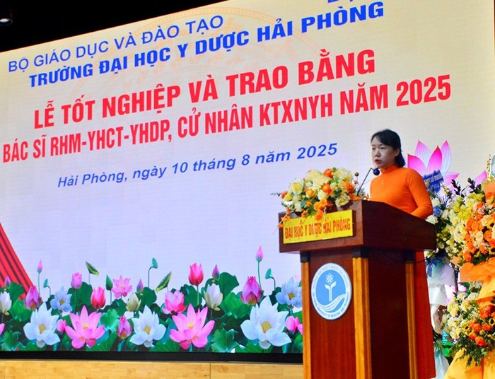 Tiến sĩ Hoàng Thị Giang - Trưởng khoa, Khoa Y tế công cộng; Trưởng bộ môn, Bộ môn Sức khỏe nghề nghiệp. Ảnh: Trường Đại học Y Dược Hải Phòng. dsc-7275-8872.jpg