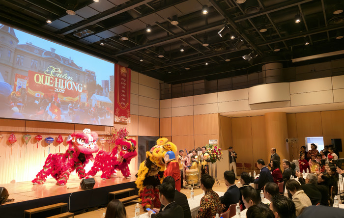 Cộng đồng người Việt tham gia chương trình “Xuân quê hương 2026” (ở Tokyo) do Đại sứ quán Việt Nam tại Nhật Bản phối hợp với các tổ chức đoàn thể người Việt. Ảnh: NVCC.