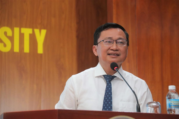 Tiến sĩ Quách Hoài Nam - Phó Hiệu trưởng Phụ trách Trường Đại học Nha Trang. Ảnh: Website nhà trường. 316-chao-co-qhn.jpg