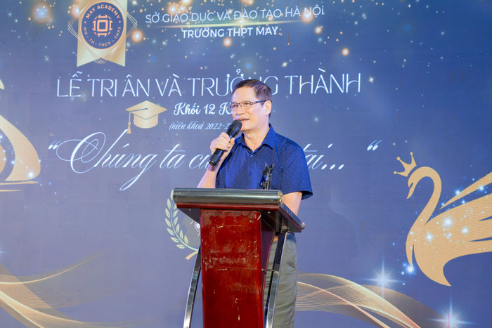 Thầy Nguyễn Ngọc Cầu - Phó Hiệu trưởng Trường Trung học phổ thông MAY chia sẻ sự tự hào về học sinh niên khóa 2022-2025. 513107075-1249624523842779-5497663005179460524-n.jpg