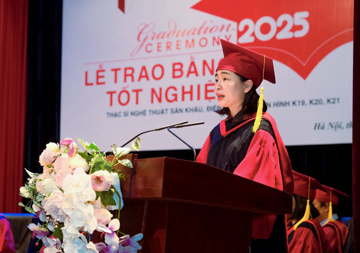 Tiến sĩ Nguyễn Thị Hồng Hiền - Trưởng phòng, Phòng Đào tạo, Quản lý khoa học và Hợp tác quốc tế của Trường Đại học Sân khấu - Điện ảnh Hà Nội. Ảnh: Website nhà trường. 508716337-1128287666002062-3747245744911666314-n.jpg