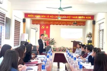 Sinh hoạt chuyên đề phường được tổ chức tại Trường Tiểu học Hội Hợp B. Ảnh: Tiểu học Hội Hợp B - TP Vĩnh Yên