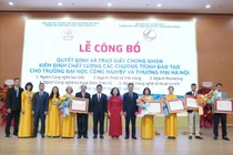 5 chương trình đào tạo của Trường ĐH Công nghiệp và Thương mại Hà Nội đạt chuẩn kiểm định chất lượng