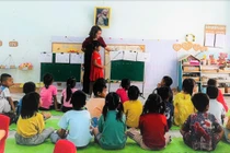 Phổ cập GD cho trẻ 3-5 tuổi, trường vùng khó vui mừng vì phụ huynh bớt lo về kinh tế