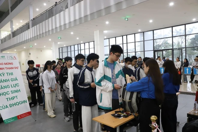 Hơn 20.000 thí sinh tham dự kỳ thi đánh giá năng lực HSA đợt 2 năm 2026 của Đại học Quốc gia Hà Nội