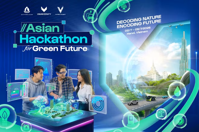 Phát động cuộc thi Asian Hackathon for Green Future 2026 với tổng giải thưởng 24.000 USD
