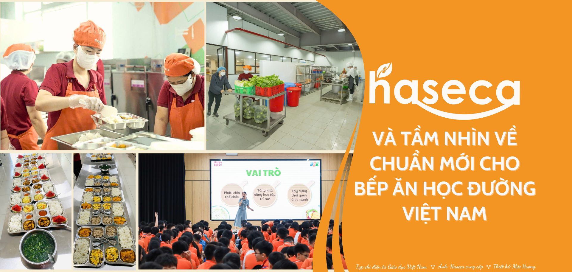 Haseca và tầm nhìn về chuẩn mới cho bếp ăn học đường Việt Nam