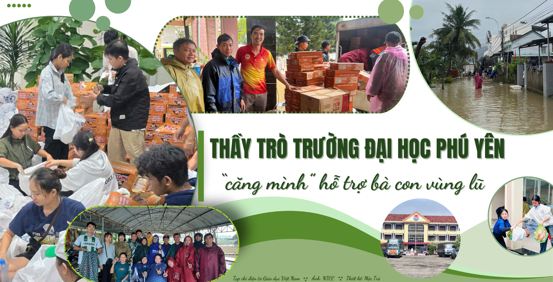 Thầy trò Trường Đại học Phú Yên “căng mình” hỗ trợ bà con vùng lũ