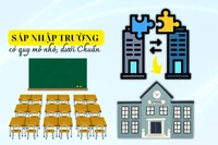 Xem xét sáp nhập trường quy mô nhỏ, dưới chuẩn cùng địa bàn sẽ giảm được nhiều vị trí quản lý