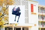 Độc giả phản ánh robot nhập về, ĐH Bách khoa Hà Nội dán logo chồng lên logo nhà sản xuất