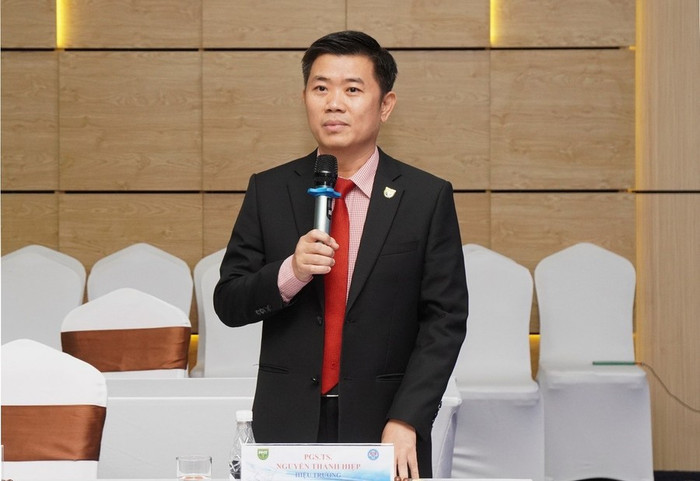 Ông Nguyễn Thanh Hiệp - nguyên Hiệu trưởng Trường Đại học Y khoa Phạm Ngọc Thạch. Ảnh: website trường. hiepykhoapntwebtr.jpg