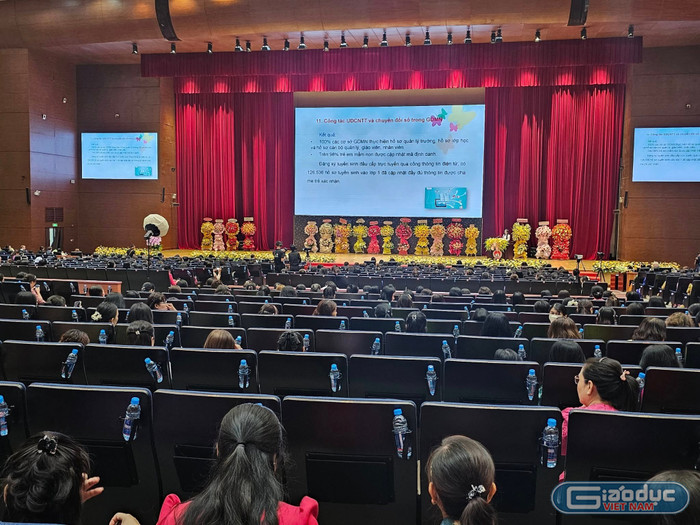 Toàn cảnh hội nghị được tổ chức vào sáng ngày 19/8. Ảnh: V.D gdvn-mamnondiepc.jpg