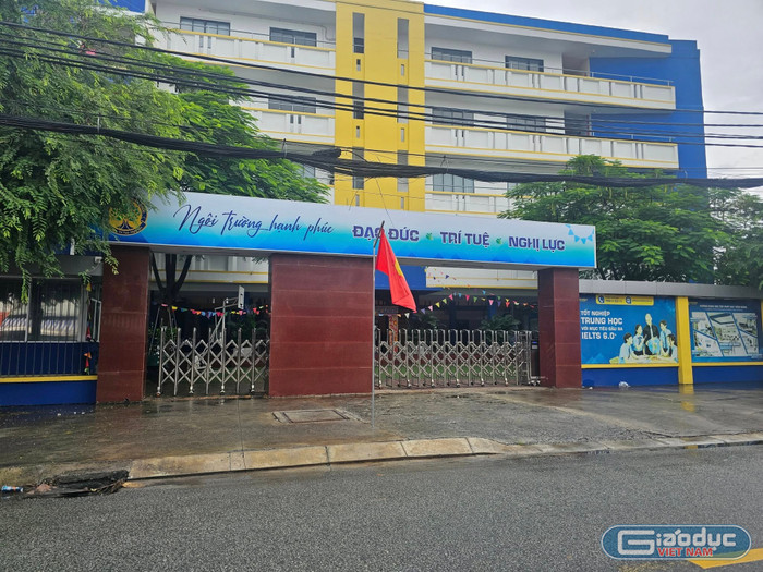 Cơ sở Đông Hưng Thuận của hệ thống Trường Tuệ Đức. Ảnh: V.D gdvn-tueducdonghungthuanb.jpg