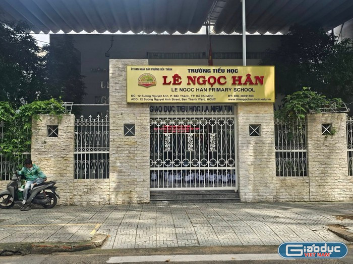 Trường tiểu học Lê Ngọc Hân, phường Bến Thành, Thành phố Hồ Chí Minh. Ảnh minh họa: V.D gdvn-thlnh.jpg