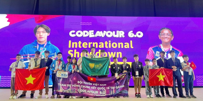 Đoàn Việt Nam tham dự vòng chung kết ở Quatar (ảnh: BTC) lap-trinh-quoc-te.jpg