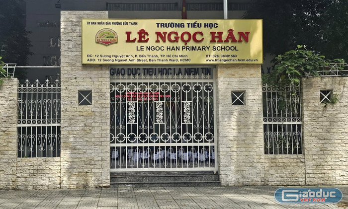 Trường tiểu học Lê Ngọc Hân. Ảnh minh họa: V.D gdvn-thlnh.jpg