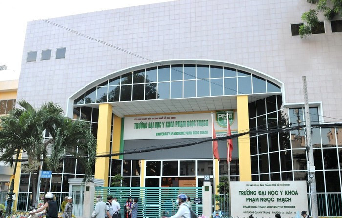 Trường Đại học Y khoa Phạm Ngọc Thạch. Ảnh minh họa: website trường. truongdhykhoapnt.jpg