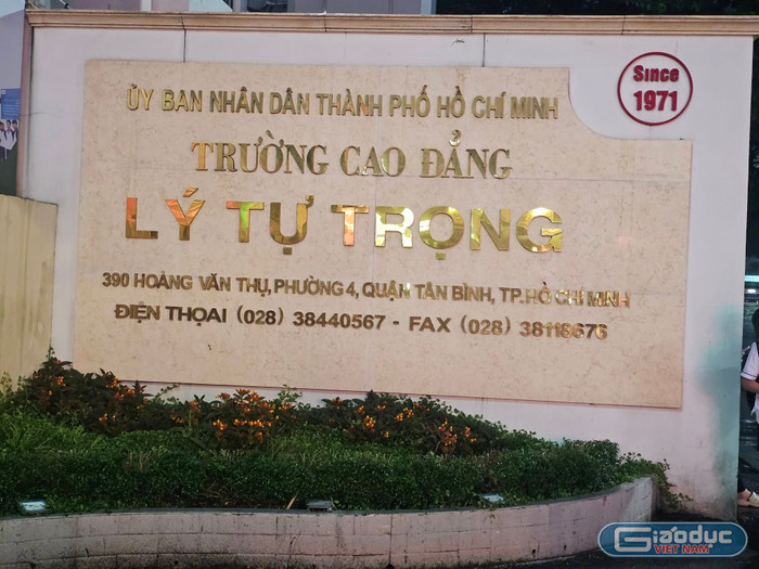 Trường Cao đẳng Lý Tự Trọng, Thành phố Hồ Chí Minh. Ảnh minh họa: V.D gdvn-caodanglytutrong.jpg