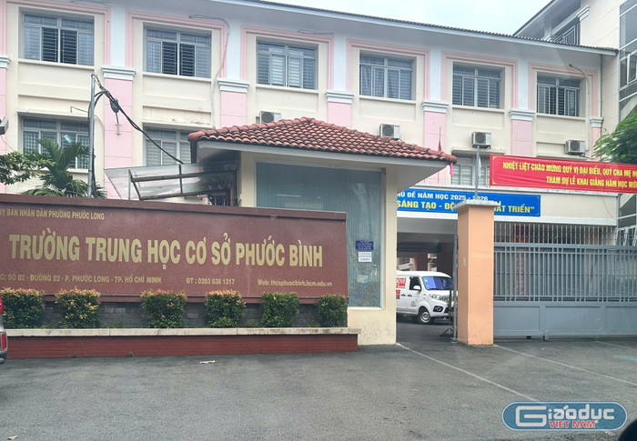 Trường trung học cơ sở Phước Bình, phường Phước Long, Thành phố Hồ Chí Minh. Ảnh minh họa: V.D gdvn-thcsphuocbinh.jpg