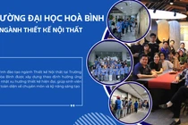 Trường ĐH Hòa Bình: Nhiều SV Thiết kế nội thất được đặt hàng khi chưa ra trường