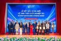 HIU tổ chức Lễ kết nối doanh nghiệp và ra mắt Hệ sinh thái khởi nghiệp. Ảnh: HIU.