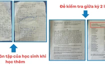 Tiết lộ đề kiểm tra Văn ở lớp học thêm, một GV THCS Huy Khiêm bị xem xét kỷ luật