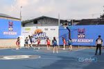 Đội bóng rổ U23 nữ ĐH Bách khoa HN thắng đội HV Ngân hàng với tỷ số sát nút 20-18