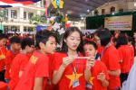 Học sinh Trường Trung học cơ sở Đức Xuân (thành phố Bắc Kạn, tỉnh Bắc Kạn). (Ảnh: website nhà trường)