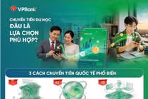 VPBank miễn 100% phí chuyển tiền quốc tế, ưu đãi tỷ giá đến 150 điểm