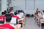 Sinh viên ngành Công nghệ thông tin tại Trường Đại học Công nghiệp Hà Nội. Ảnh: website nhà trường