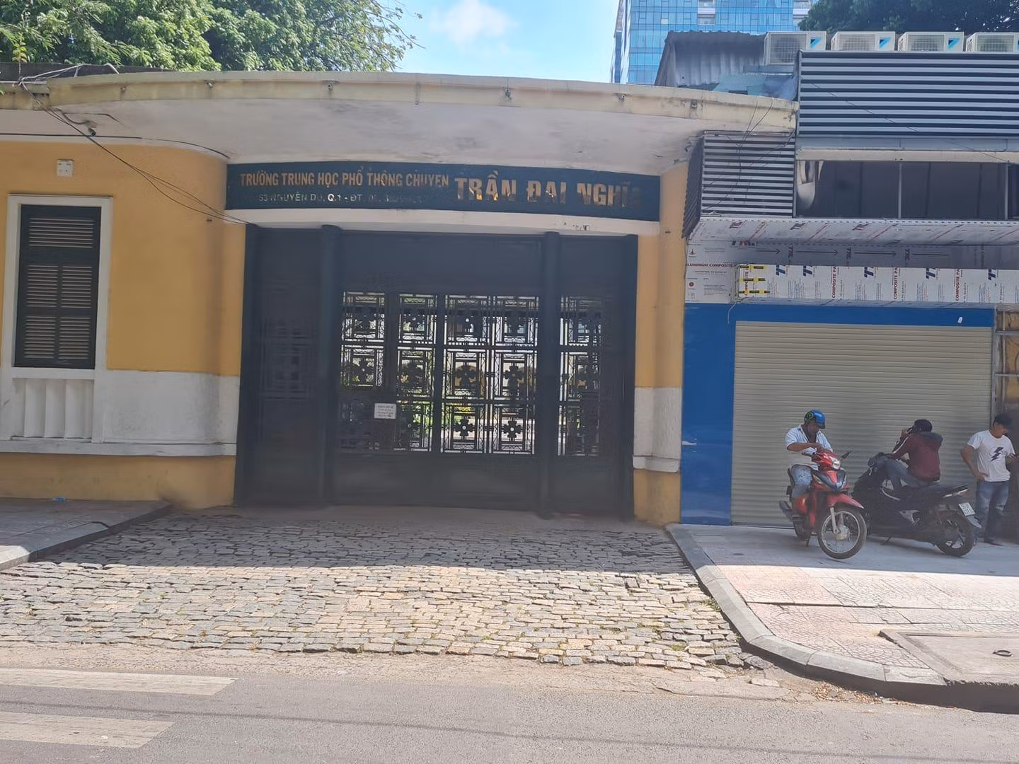 Trường trung học phổ thông chuyên Trần Đại Nghĩa, quận 1 (ảnh: P.L)