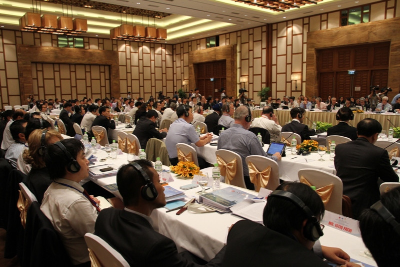 Sau hai ngày diễn ra, Hội thảo khoa học quốc tế về Biển Đông lần thứ 6 đã thành công tốt đẹp. Ảnh Thùy Linh