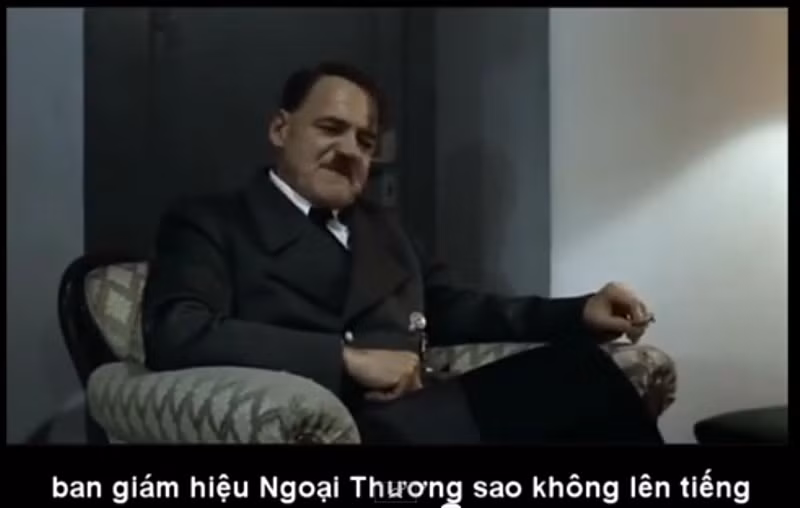 Ảnh chụp từ clip Scandal "chảnh" của SV Ngoại thương bị gắn vào phim "Kẻ diệt chủng"