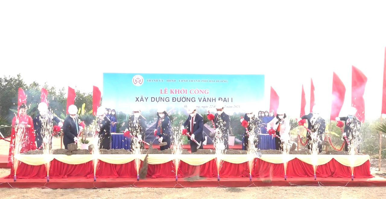 Hải Dương đồng loạt khởi công 7 công trình trọng điểm, dự án lớn (ảnh: CTV) Hải Dương đồng loạt khởi công 7 công trình trọng điểm, dự án lớn (ảnh: CTV)
