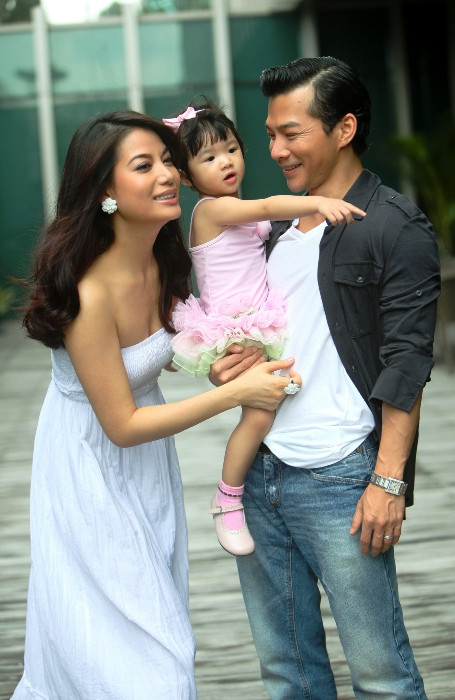 Gia đình hạnh phúc của Trương Ngọc Ánh.
