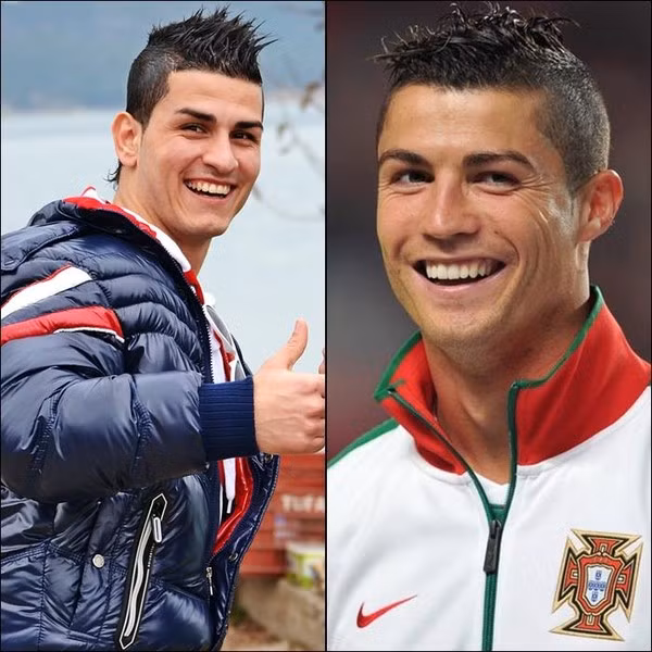 Ronaldo và Gokmen Akdogan có nhiều nét tương đồng về ngoại hình.
