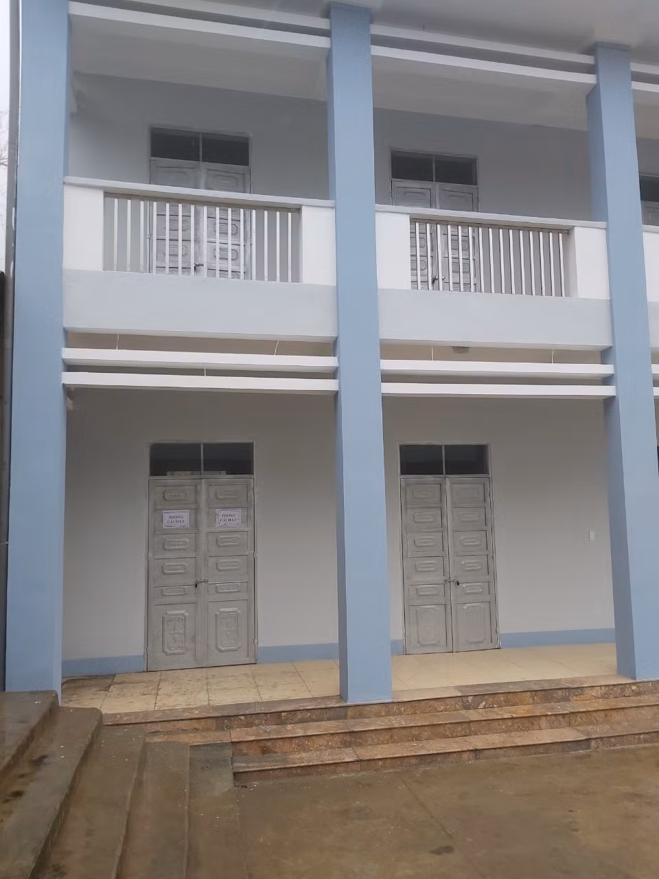 Phòng cách ly của trường Lũng Táo. Ảnh: LC Phòng cách ly của trường Lũng Táo. Ảnh: LC