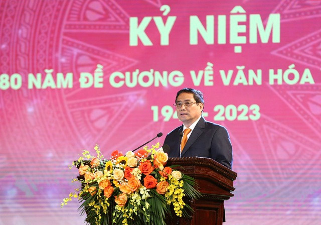 Theo Thủ tướng, nhận thức về văn hóa ngày càng toàn diện và sâu sắc hơn - Ảnh: VGP/Nhật Bắc Theo Thủ tướng, nhận thức về văn hóa ngày càng toàn diện và sâu sắc hơn - Ảnh: VGP/Nhật Bắc