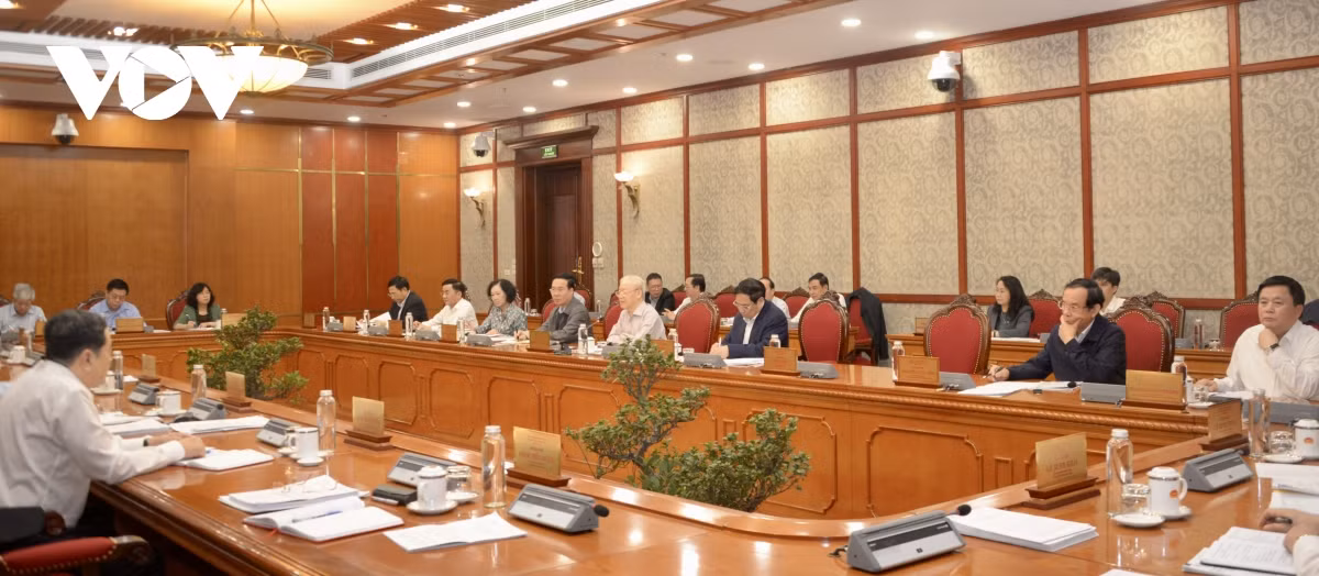 Bộ Chính trị, Ban Bí thư đã thảo luận và Quyết định Chương trình kiểm tra của Bộ Chính trị, Ban Bí thư năm 2023.