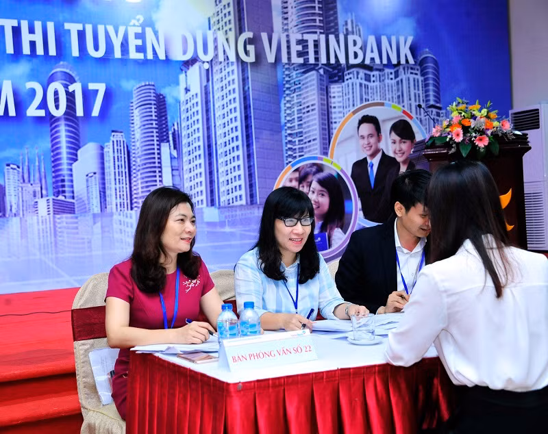 VietinBank là nhà tuyển dụng chuyên nghiệp. Ảnh: Tiến Lâm.