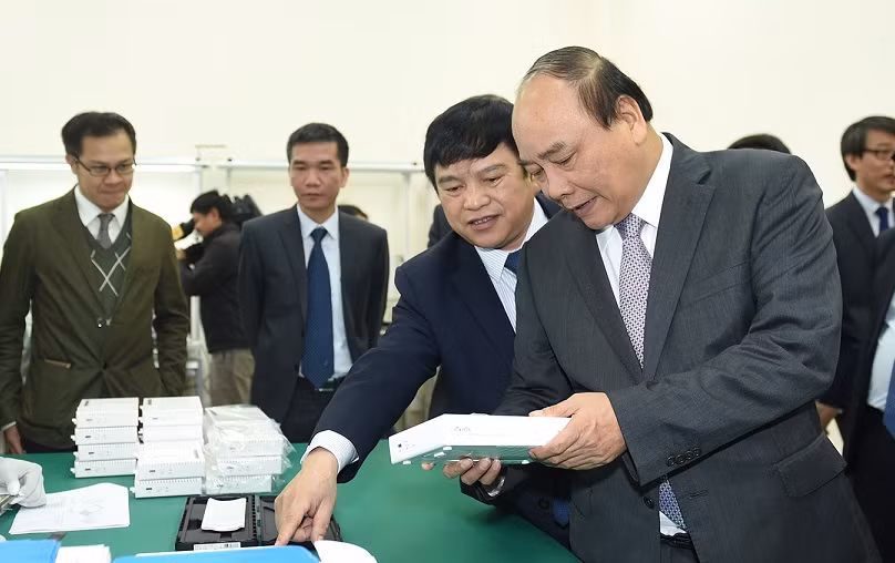 Thủ tướng Nguyễn Xuân Phúc yêu cầu Hà Nội tiếp tục tập trung đẩy mạnh phát triển Khu công nghệ cao Hòa Lạc. ảnh: VGP.