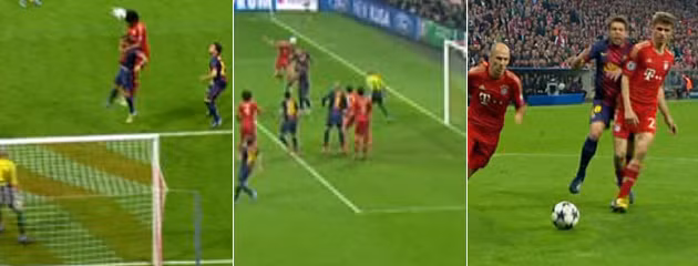 Barca hoàn toàn có quyền than phiền về trọng tài Viktor Kassai ở cả 3 tình huống Bayern ghi bàn.